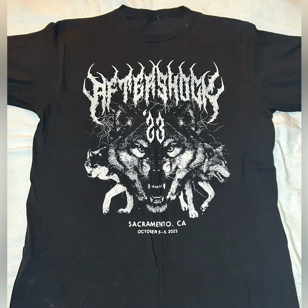 2023 Aftershock official merch tee